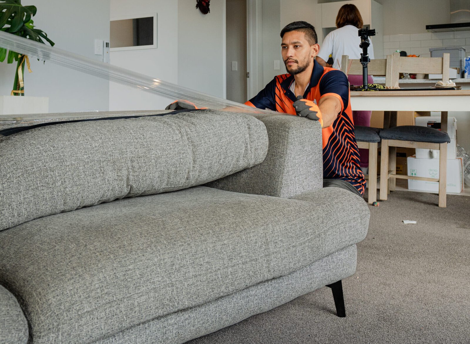 Experienced movers assisting seniors with a home relocation in Christchurch